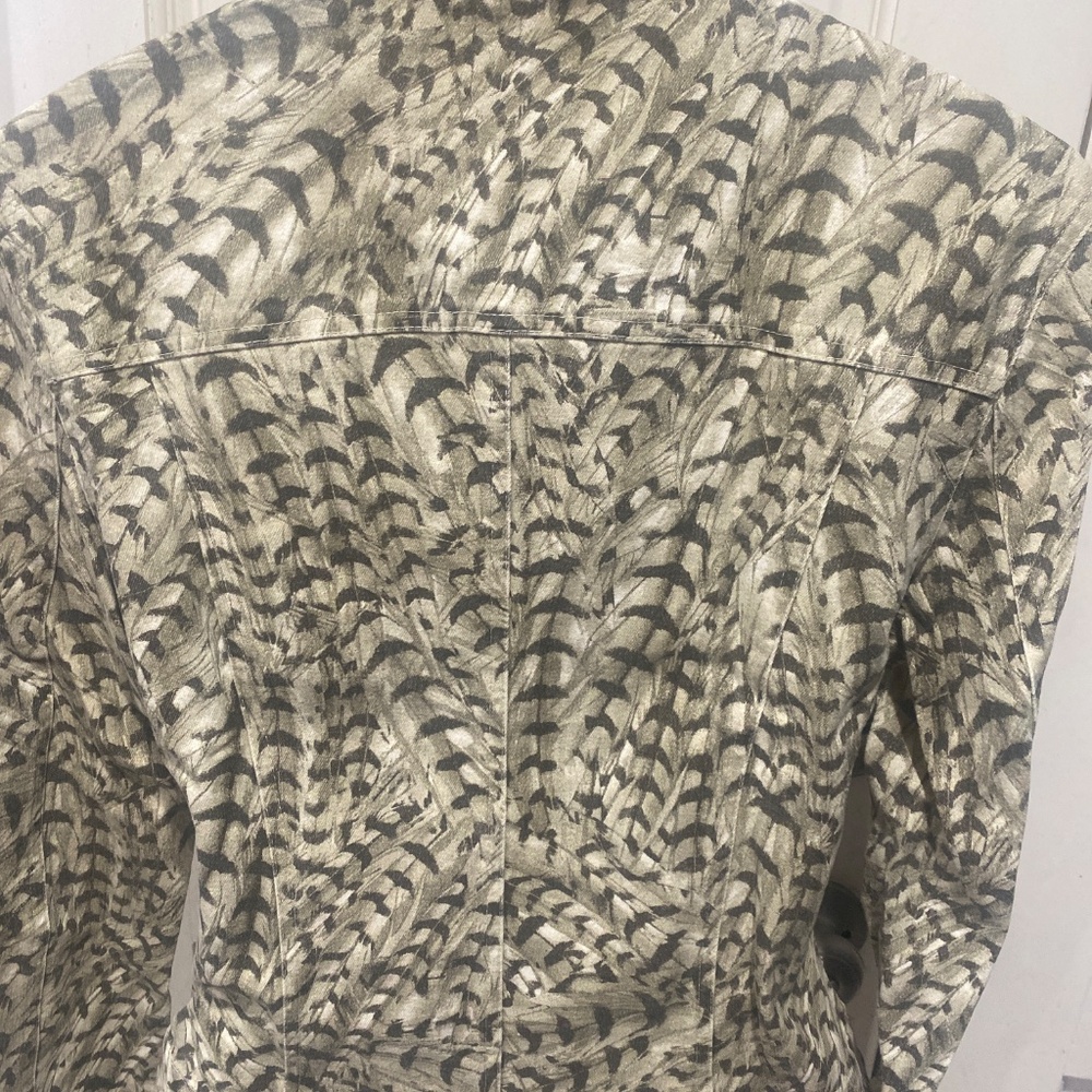 Authentic 90’s MCM Vintage Italian Fashion Jacket Sz M - Picture 5 of 6